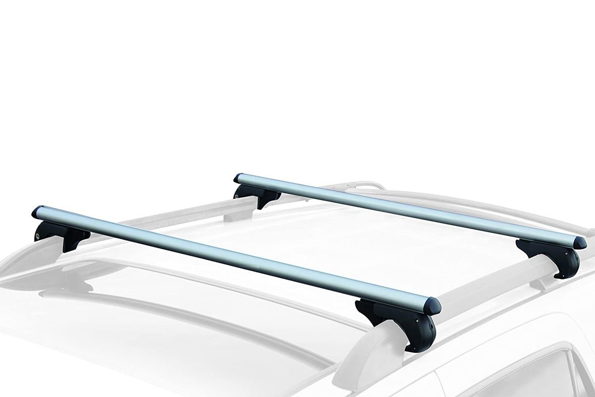Gearzaar Universal 39.3" Aluminum Roof Rack Cross Bars With Locks – 150kg Capacity, Fits 4/5 Door Cars