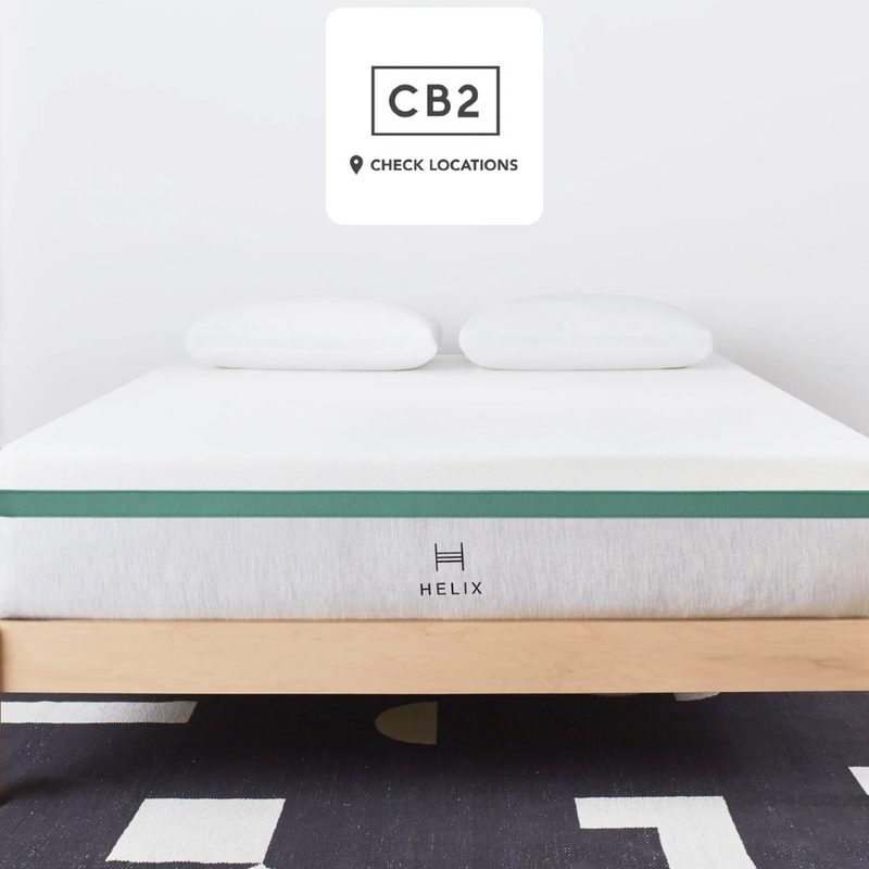 The Helix Twilight mattress in a room.