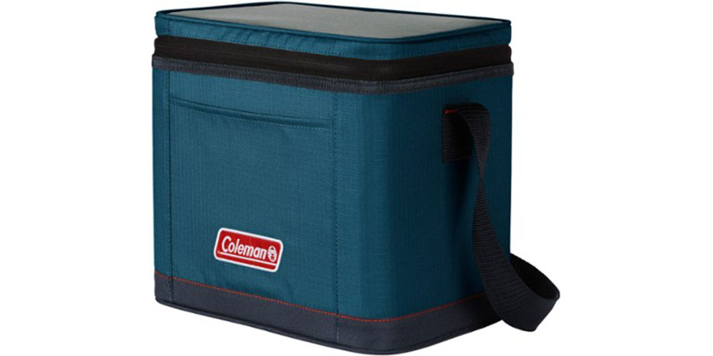 Coleman 9-Can Soft-Sided Cooler on a white background.