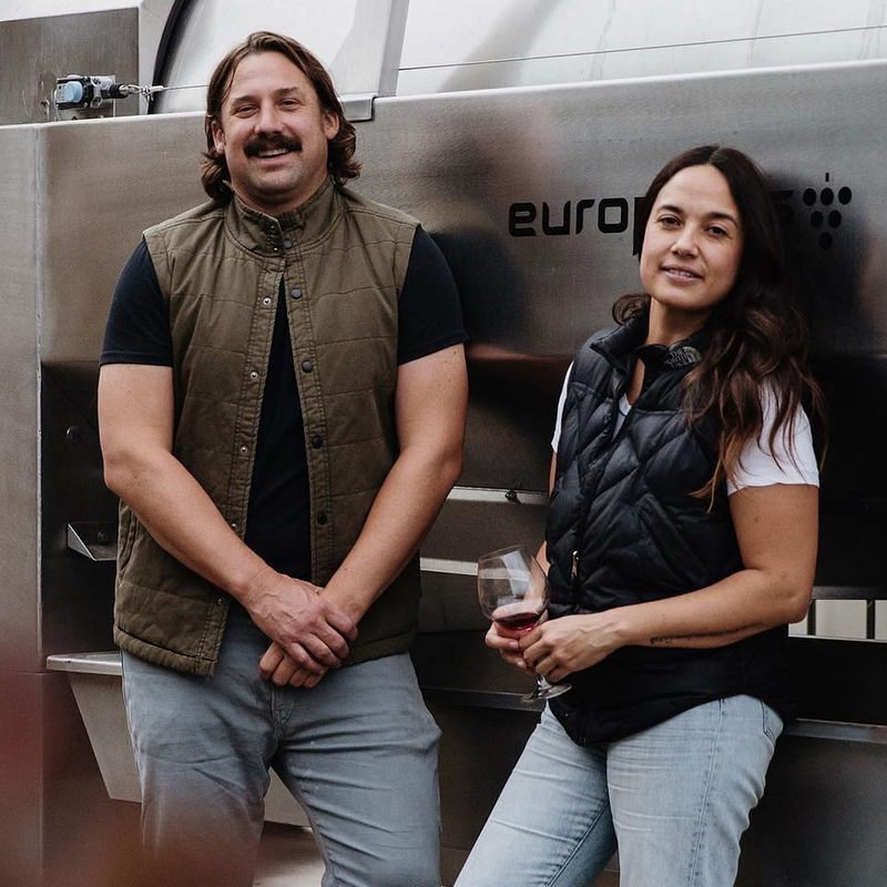 Division Winemaking Company owners Tom and Kate.