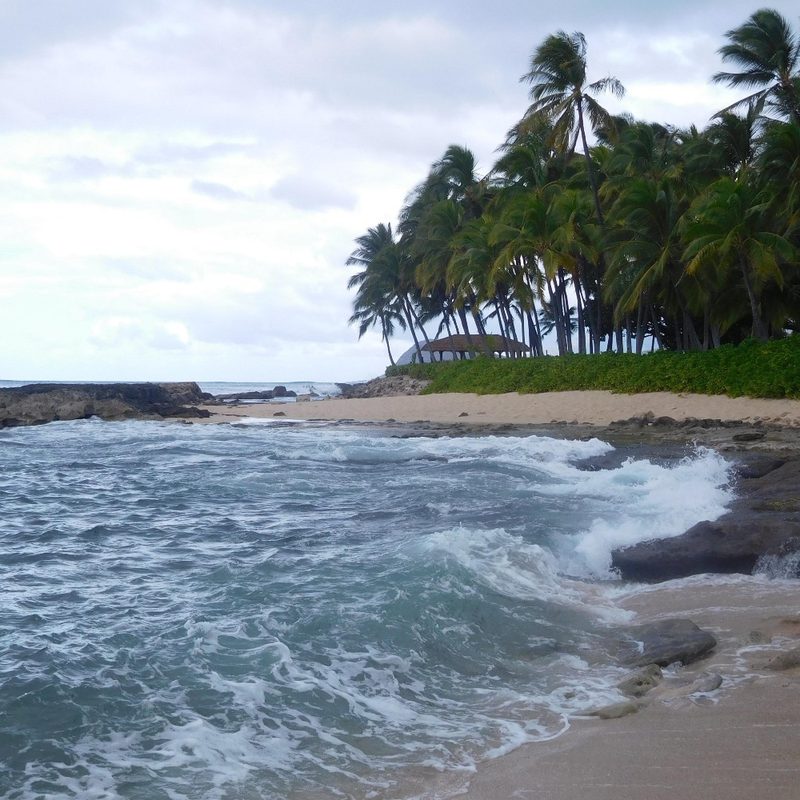 The "secret beach" at Ko Olina in Kapolei, Hawaii.