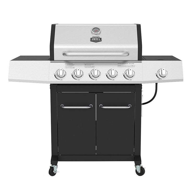 The Expert Grill 5-burner gas grill looks good in any back yard.