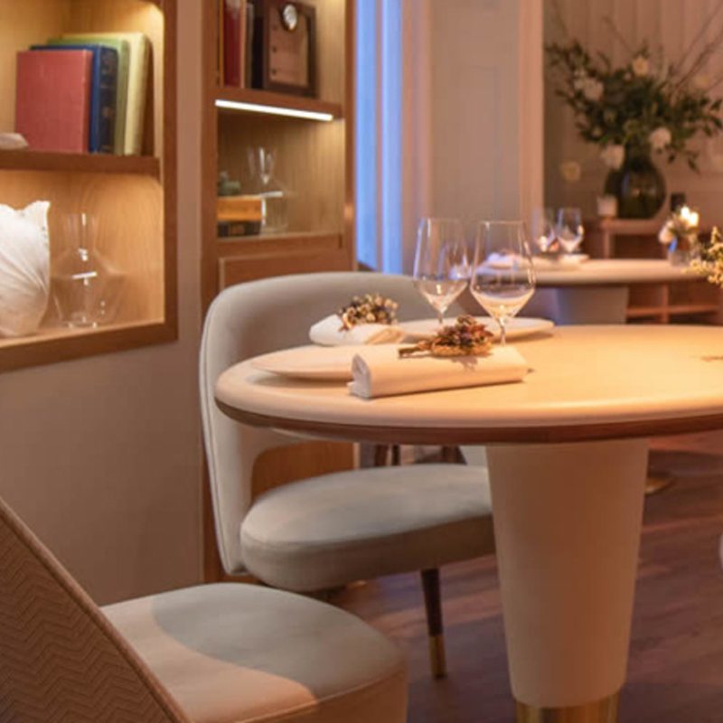 Main room at the restaurant Core by Claire Smyth.