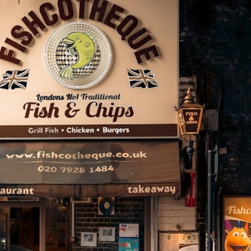 The restaurant Fishcotheque.