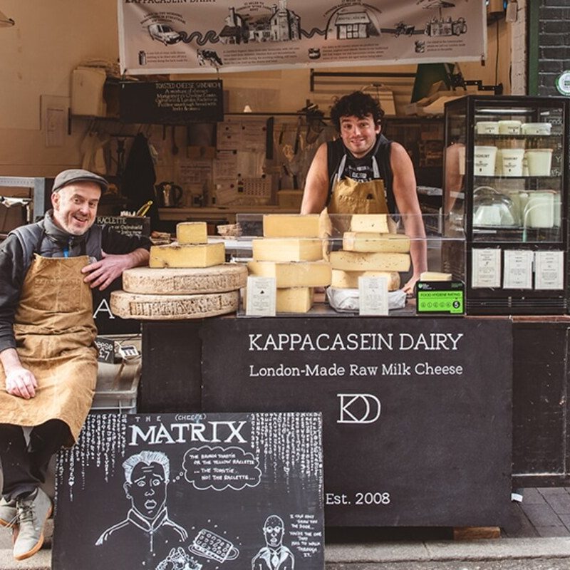 Vendor at Kappacasein's Raclette.
