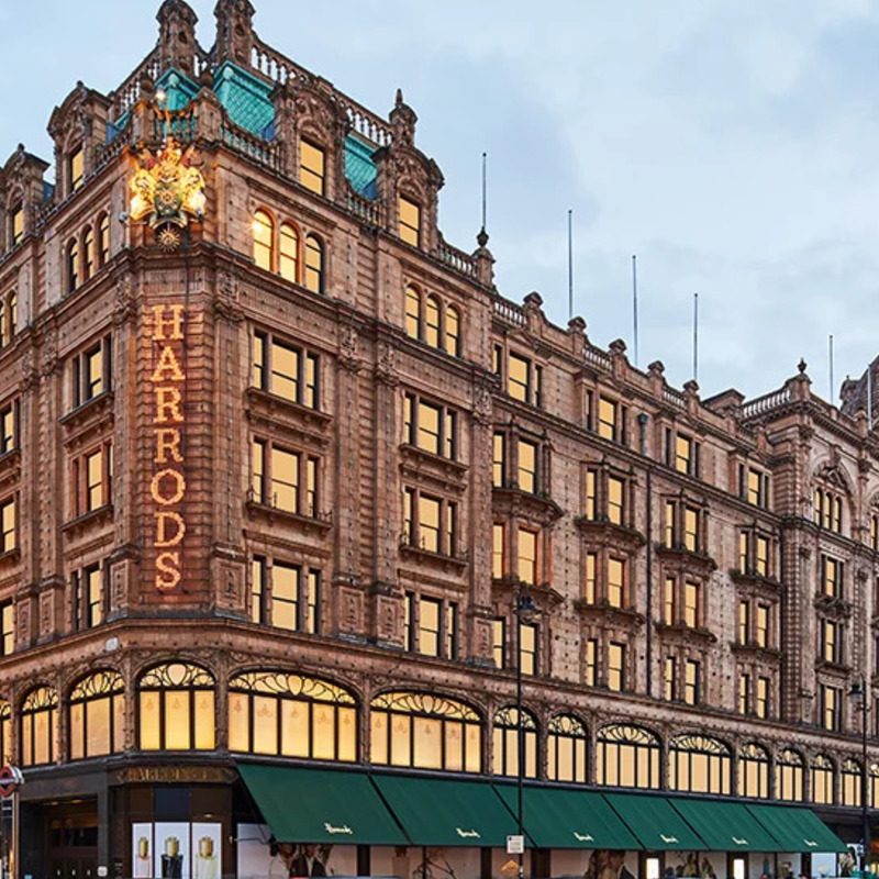 Harrod's department store in London.