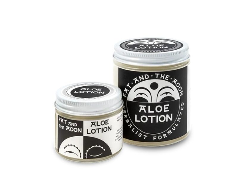 Fat and the Moon Aloe Lotion.