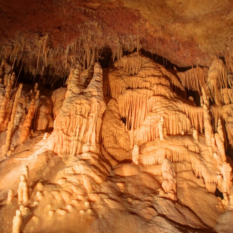 The Natural Bridge Caverns in San Antonio, Texas.