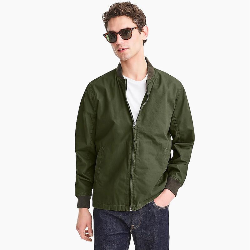 A man wearing J.Crew clothing.