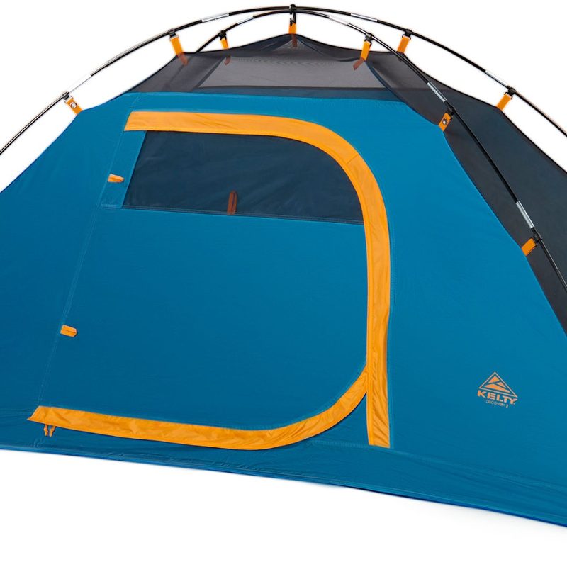 Kelty Discovery 2 Tent set up against a white background