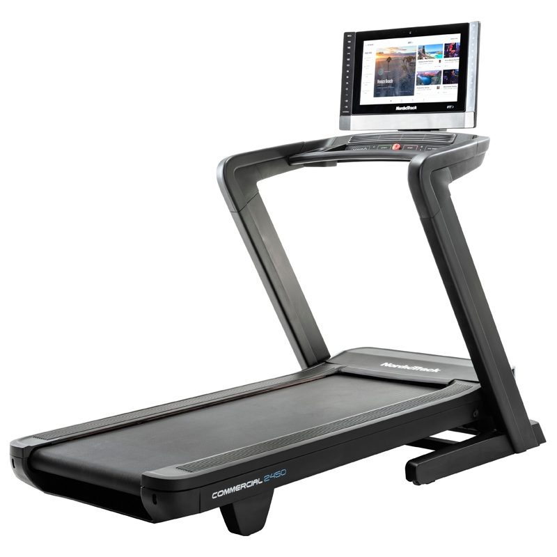 Bring a professional treadmill to your home gym with the NordicTrack 2450 treadmill.