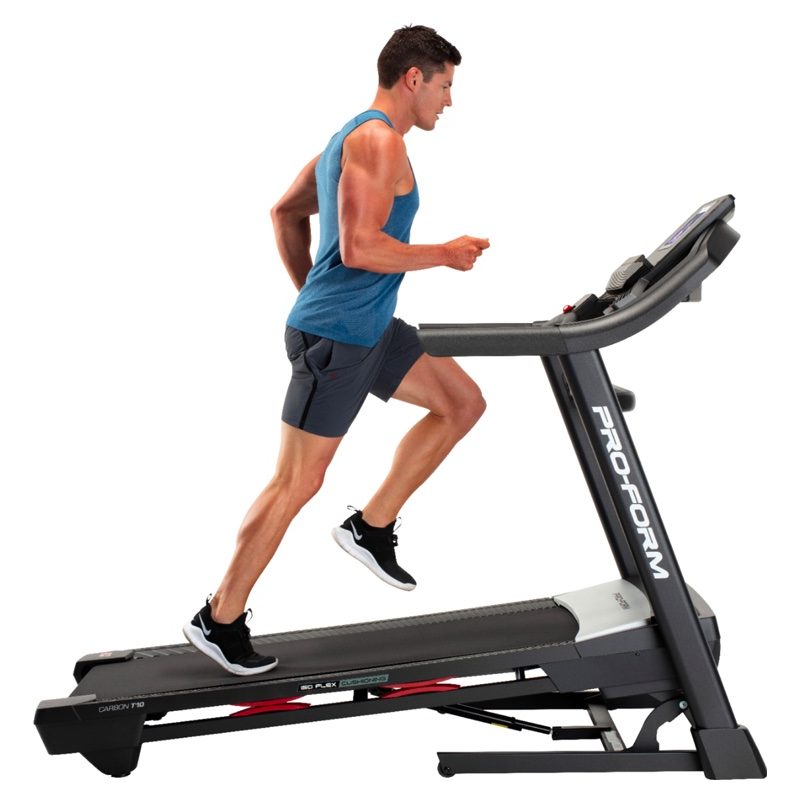 The ProForm Carbon T10 treadmill is a great option if you’re looking to design your own workout plan.