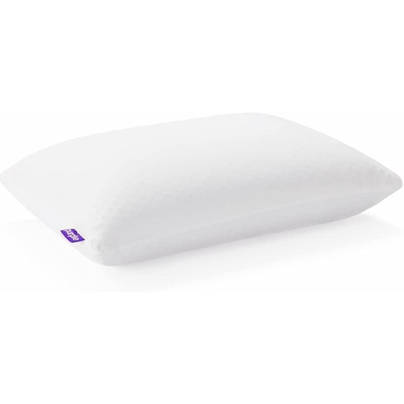 The Purple Harmony pillow over a plain background.
