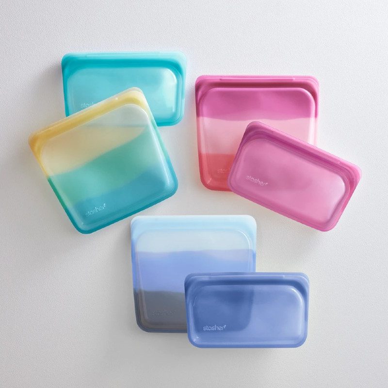 Stasher Reusable Silicone Food Bag.