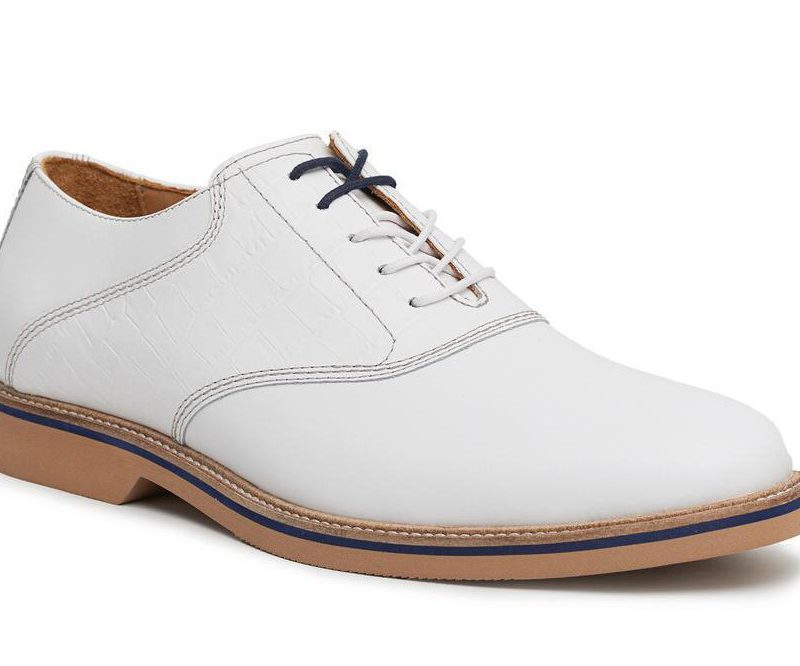 White Derby shoes