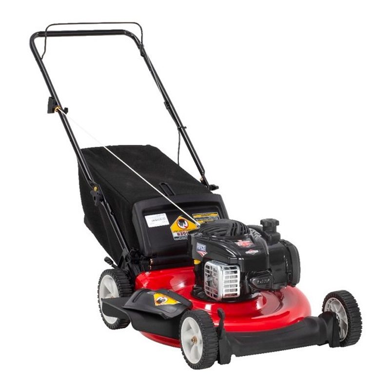 The Yard Machines 21-inch lawn mower is a powerful yet efficient gas mower.