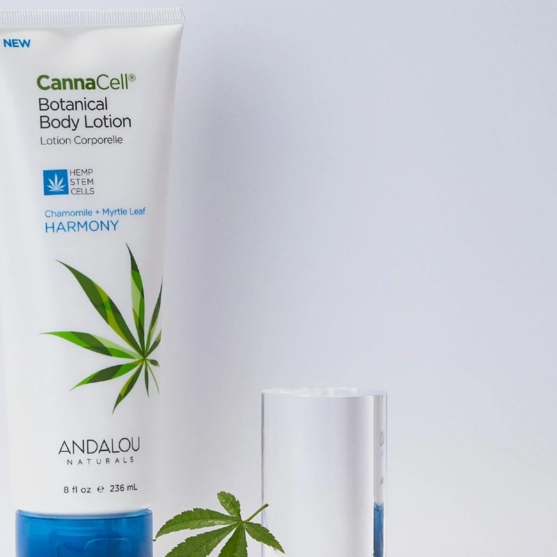 A bottle of CannaCell Body Lotion - Harmony.