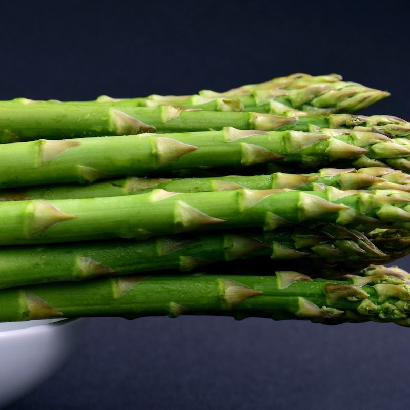 Fresh asparagus spears