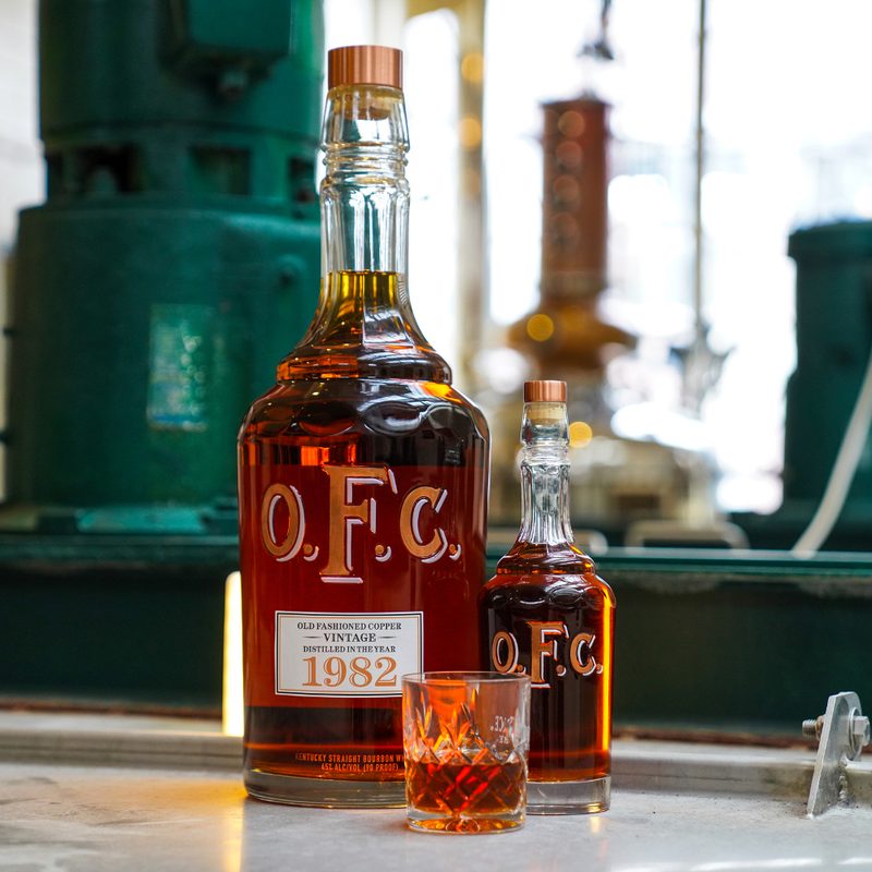 The 1982 vintage bourbon from Buffalo Trace up for auction.