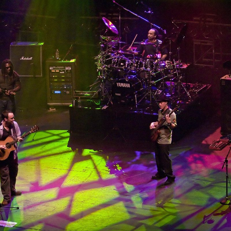 The Dave Matthews Band performs live in Melbourne in 2005.