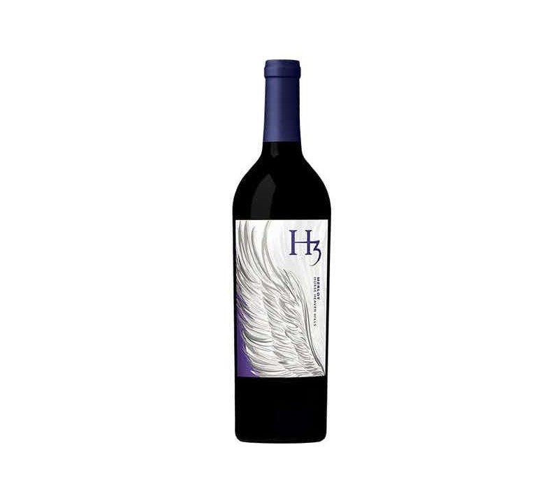 A Bottle of H3 Merlot.