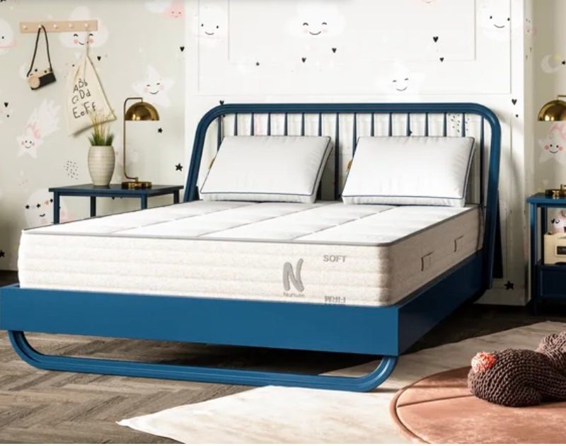 Nolah Nurture 10 mattress in a children's bedroom