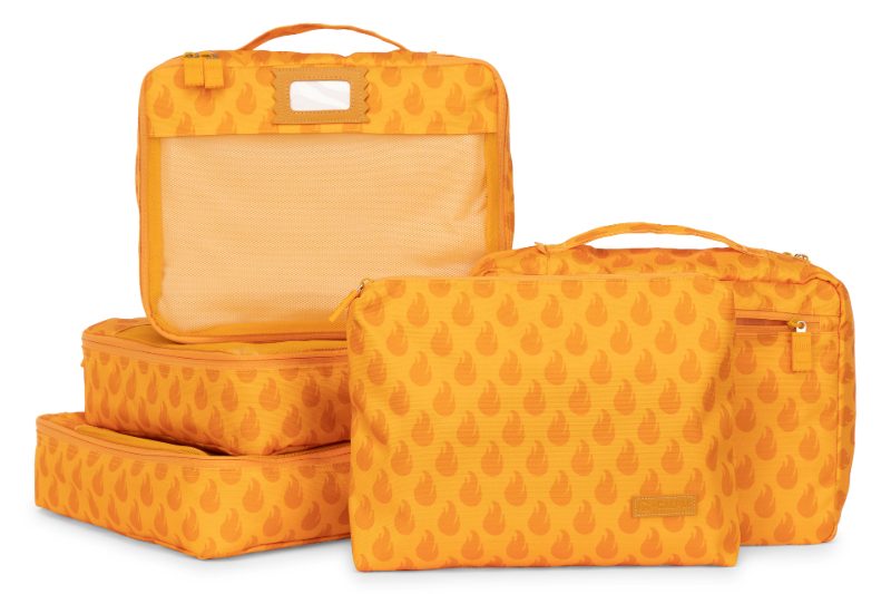 CALPAK and taco bell collab packing cubes.