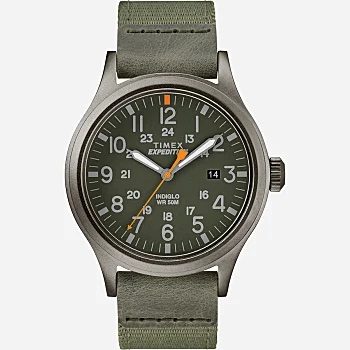 timex expedition watch on a light grey background