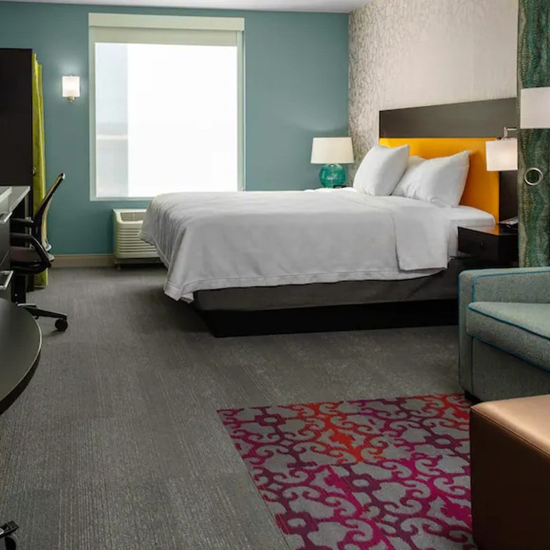 A hotel room at Home2 Suites by Hilton Lake Powell Page.
