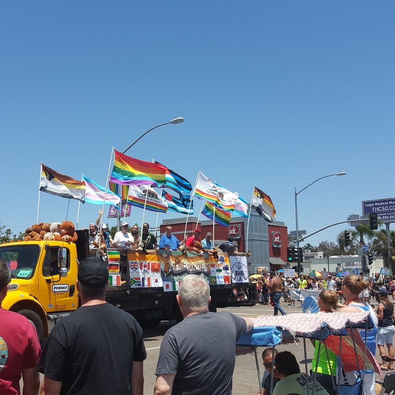 A scene from San Diego Pride 2016