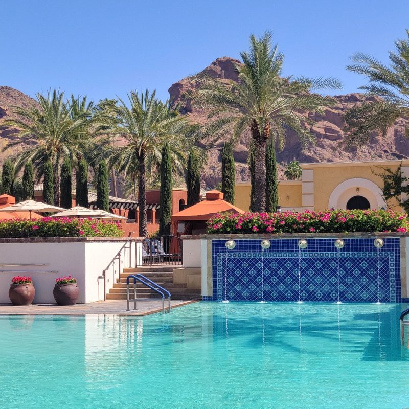 A pool at the Omni Scottsdale Resort and Spa at Montelucia