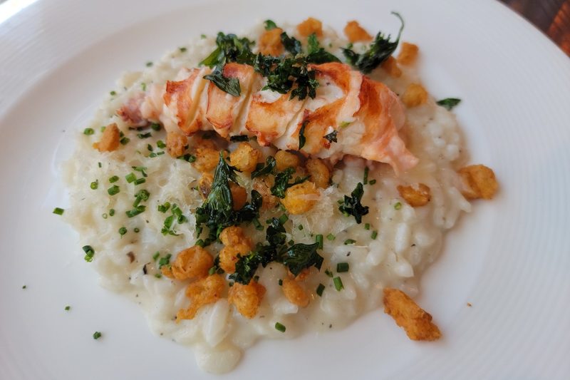 The lobster risotto at Hell's Kitchen Caesars Palace.