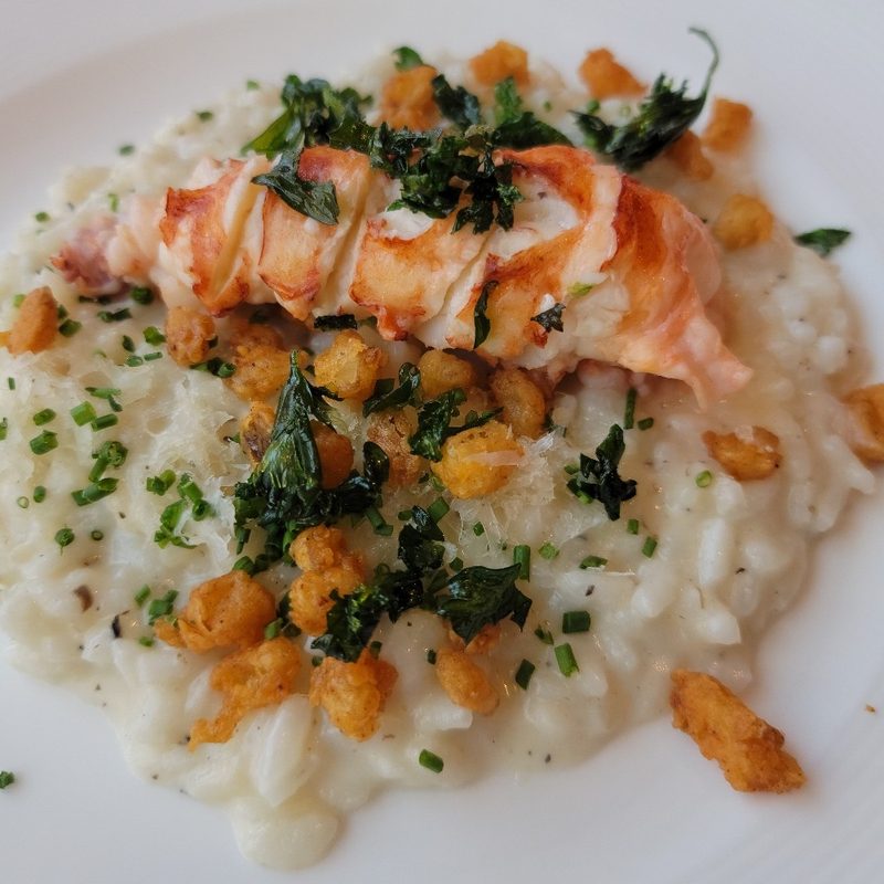 The lobster risotto at Hell's Kitchen Caesars Palace