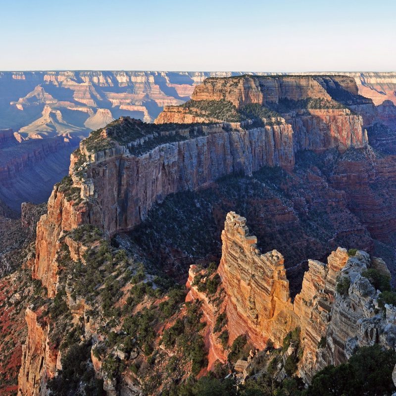 Cape Royal on the North Rim provides a panorama up, down, and across the Grand Canyon.