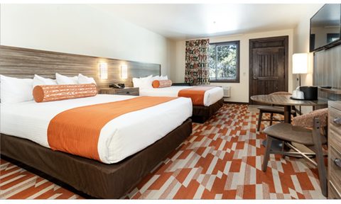 A room at Xanterra's new Maswick Lodge South in Grand Canyon National Park