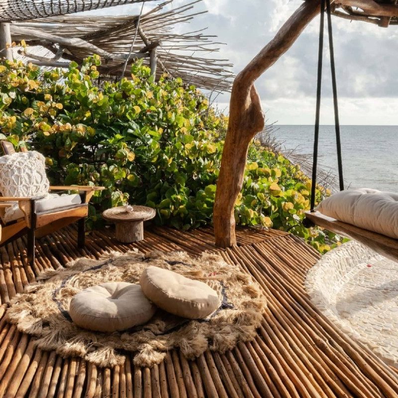The Aqua Villa in the Azulik Hotel, Tulum.