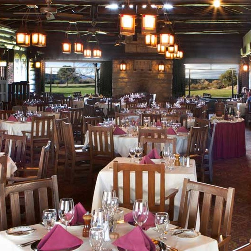 A look inside the El Tovar Dining Room and Lounge.