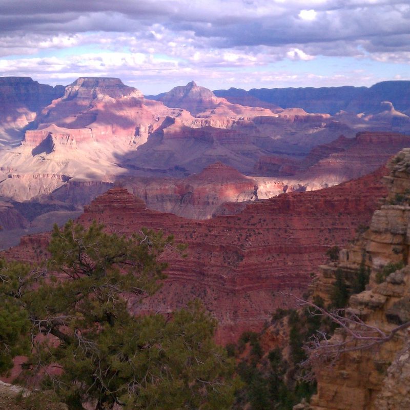 The South Rim of the Grand Canyon (Arizona).