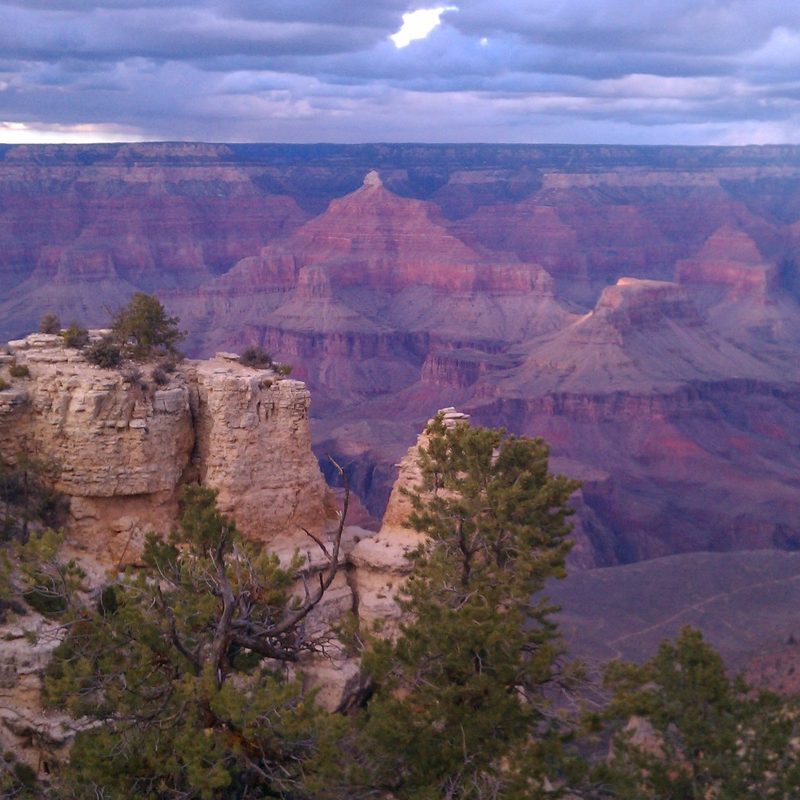 The South Rim of the Grand Canyon (Arizona)