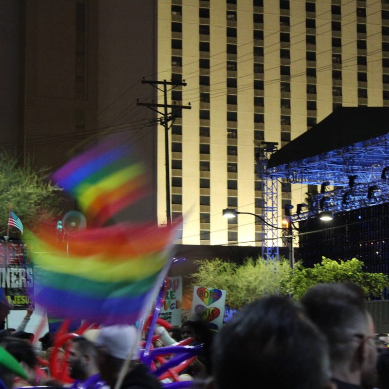 A view of Las Vegas Pride 2019