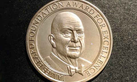 James Beard Foundation Award for Excellence medallion