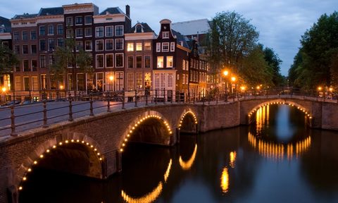 Keizersgracht Reguliersgracht in Amsterdam, Netherlands