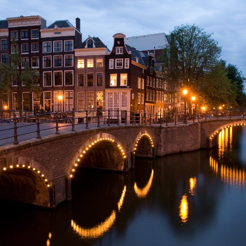 Keizersgracht Reguliersgracht in Amsterdam, Netherlands