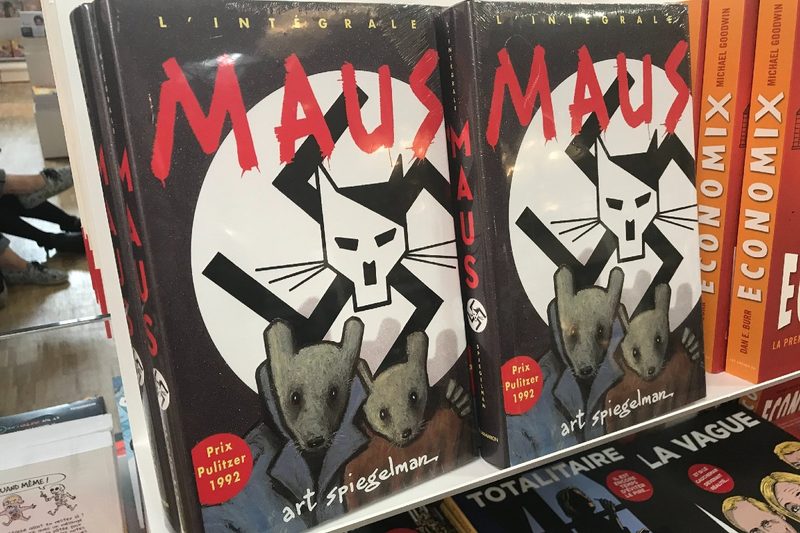 Maus on sale on shelves at the FNAC Forum 2017.