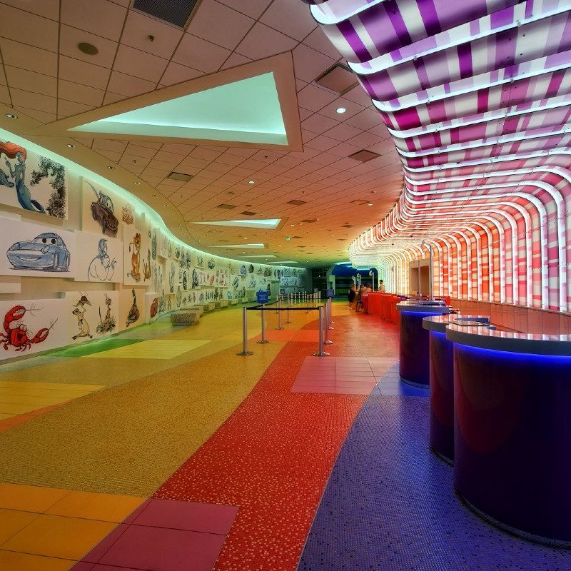 Ride the Color Wave at Disney's Art of Animation Resort