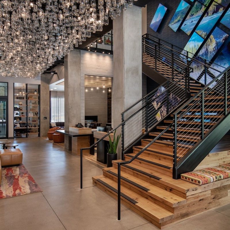The Gordon Hotel lobby in Eugene, Oregon