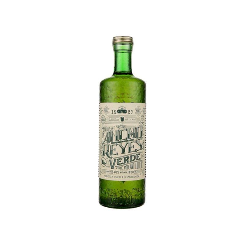 A bottle of Ancho Reyes Verde.