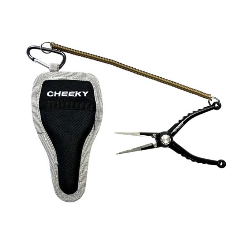 Cheeky 550 Fishing Pliers on a white studio background.