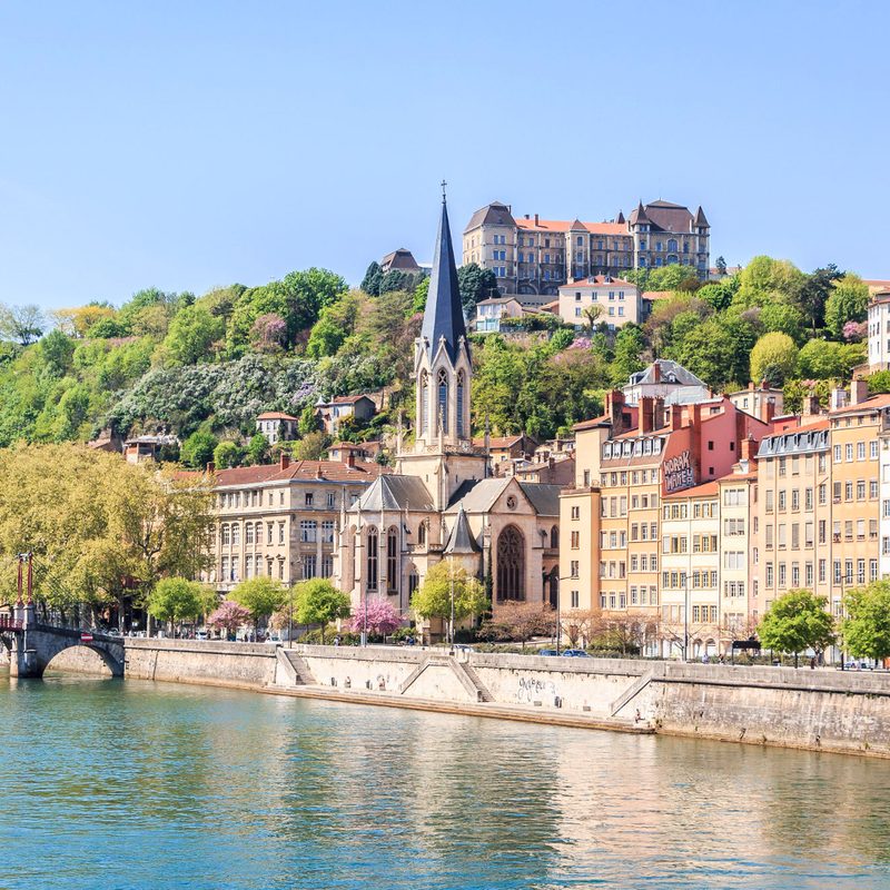 A view of Lyon, France