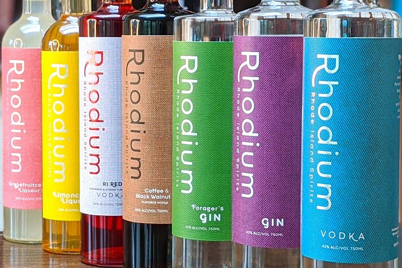 The lineup from Rhode Island Spirits